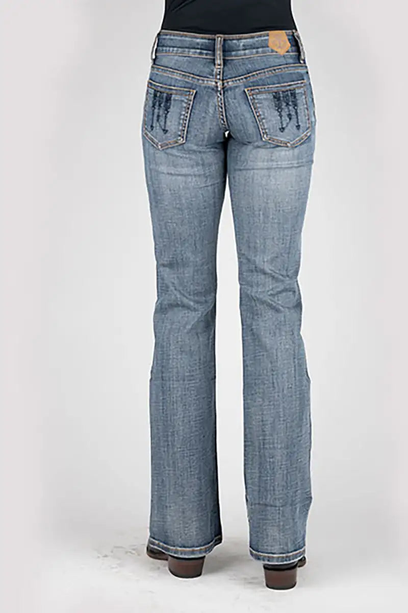 Tin Haul 280 Rosie Fit Embroidered Back Pocket ( Denim Light Wash ) - Women's Jeans
