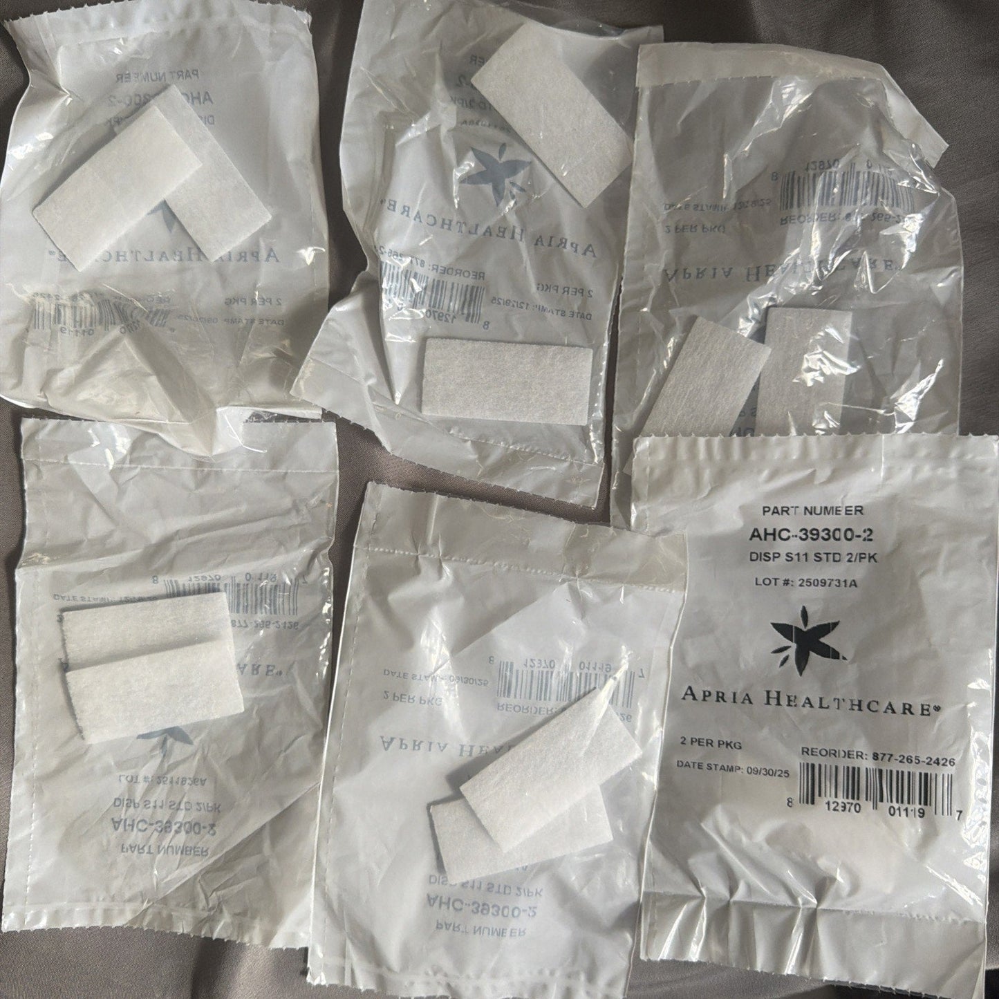 Apria ResMed AHC-393-2 Felt Filters, 6 Packs (12 Total)