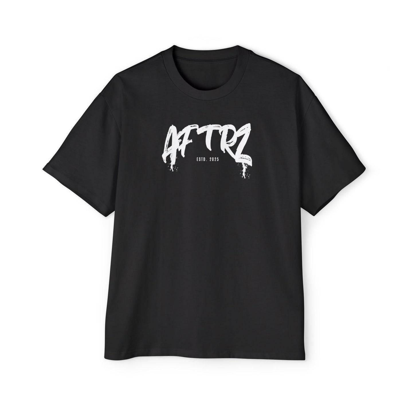 Aftrz Going All Night Smile Frequency Premium Drop Shoulder Short Sleeve T-Shirt