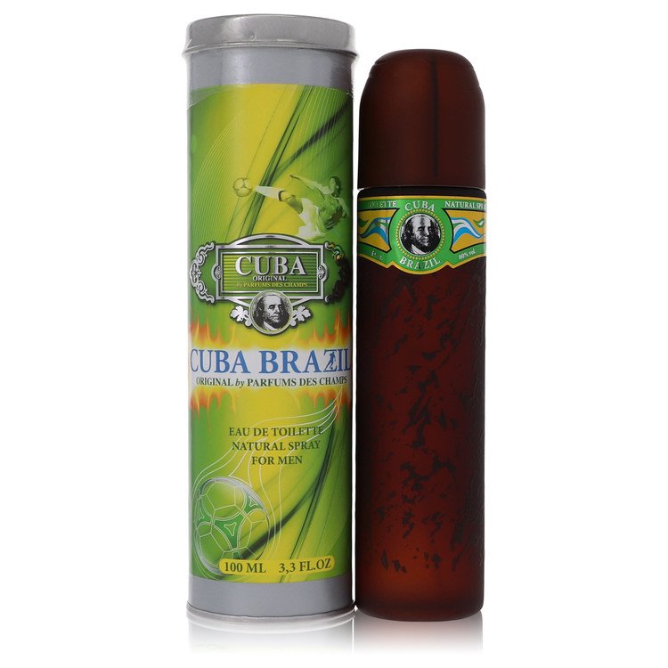 Cuba Brazil by Fragluxe Eau De Toilette Spray 1.17 oz for Men