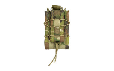 High Speed Gear Double Decker TACO - Dual Magazine Pouch - Molle - Fits (1) Rifle Magazine and (1) Pistol Magazine - Hybrid Kydex and Nylon - Black