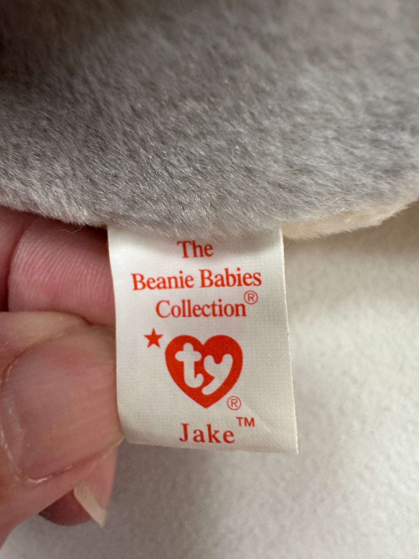 Ty Beanie Baby Jake The Mallard Drake Duck, 1997 1998 P.V.C. Pellets 14 Errors