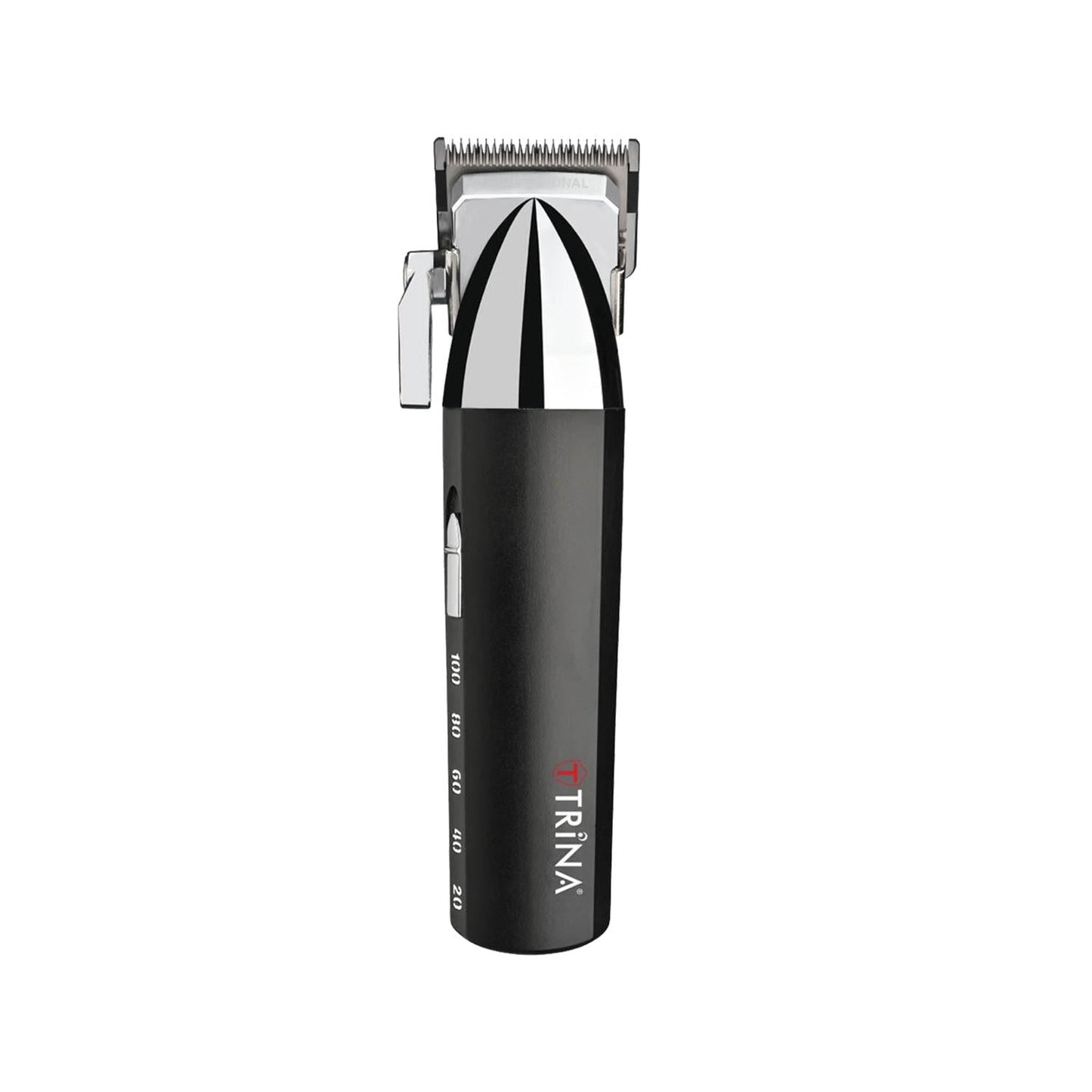 Trina Professional Rechargeable Cordless Hair Clipper Black 73 - Trims with Ease, Professional-Grade Performance