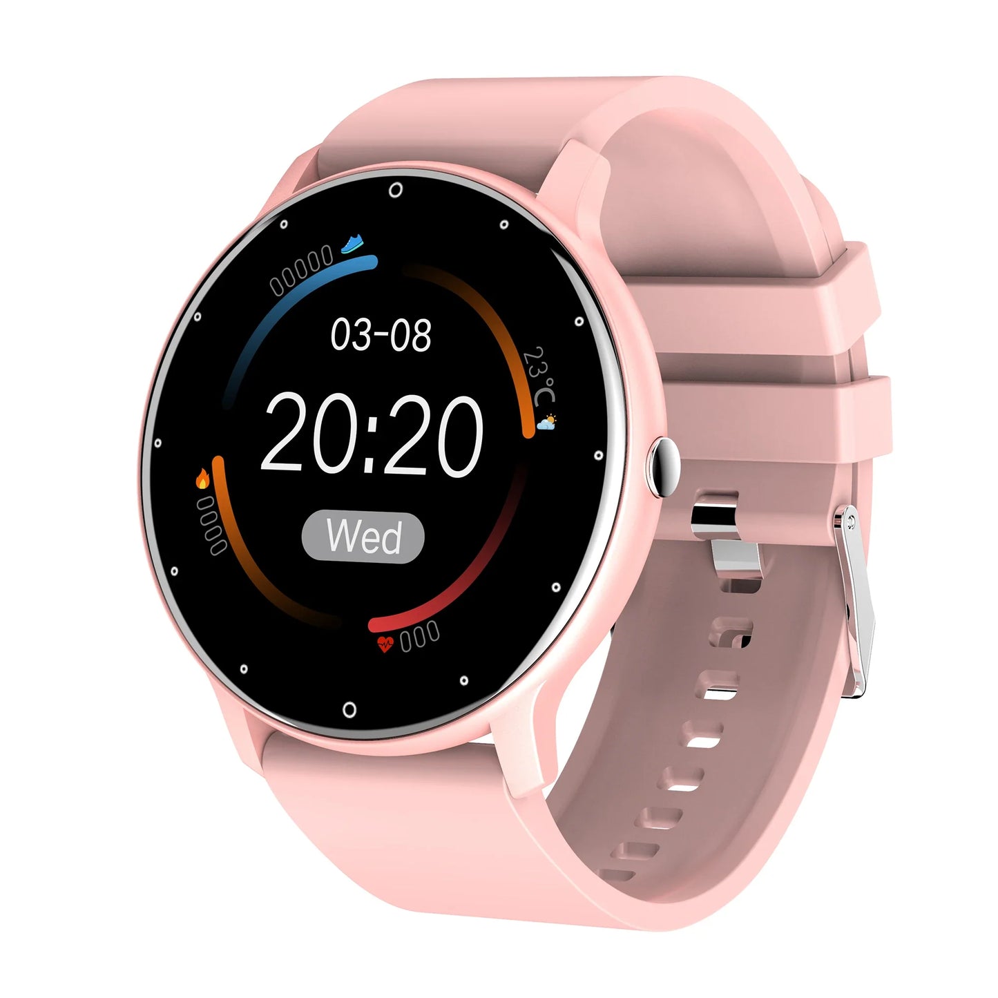 Fashion Men's Smart Watch Full Touch Screen Sports Fitness Tracker IP68 Waterproof Bluetooth Smartwatch for Men Women Smartphone
