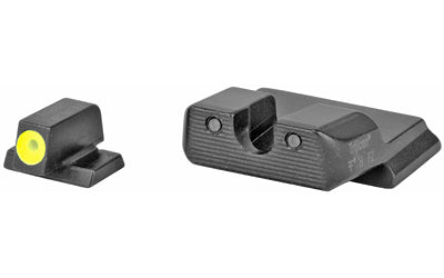 Trijicon HD Tritium Night Sight - Fits S&W M&P Shield - Yellow Outline