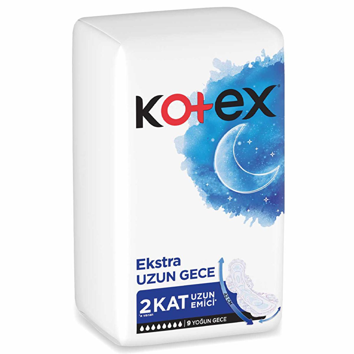 Kotex Ultra Ekstra Uzun Gece Hijyenik Ped - Comfortable, Reliable Menstrual Protection
