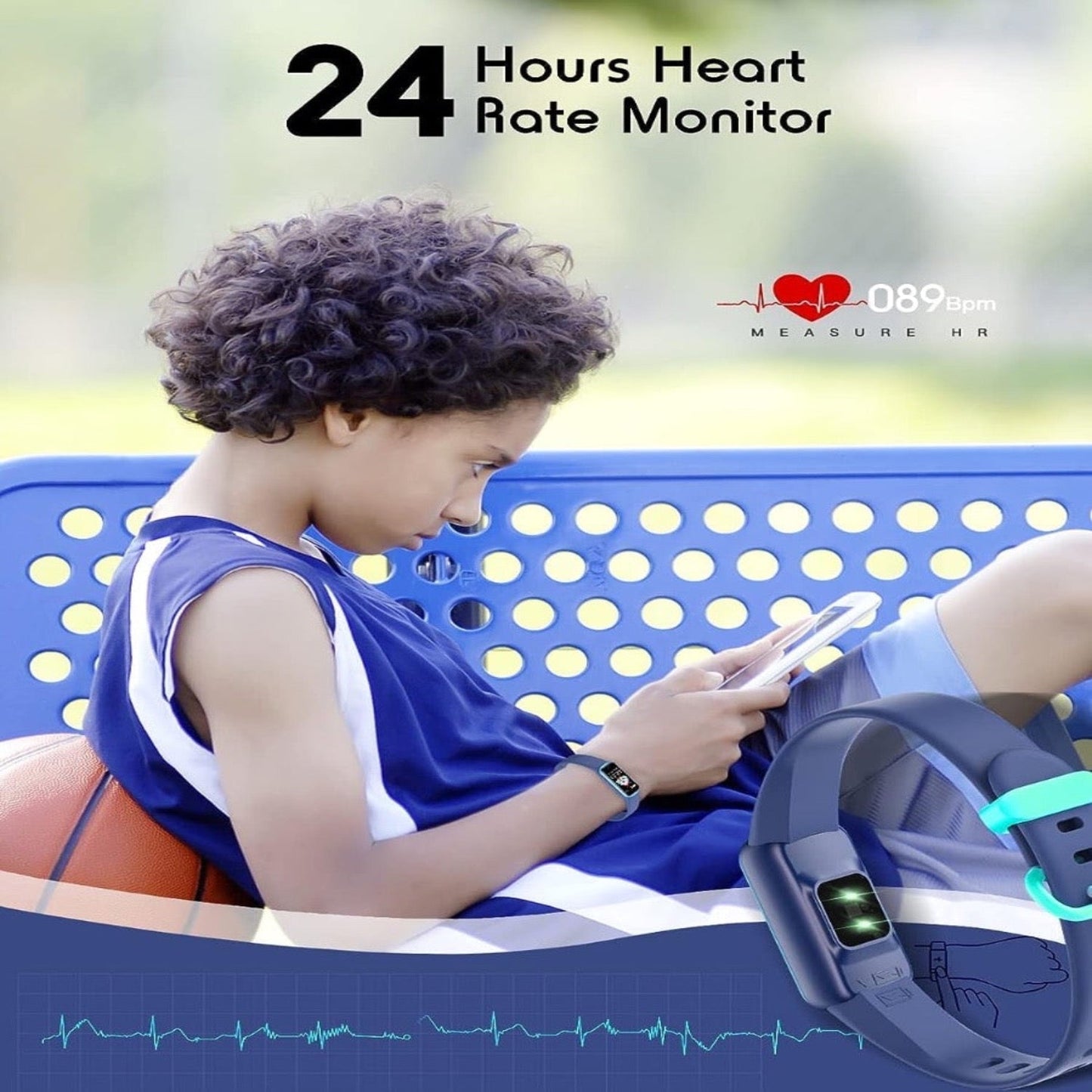 Kids Fitness Tracker Smartwatch with Heart Rate GPS Activity Tracker Watch