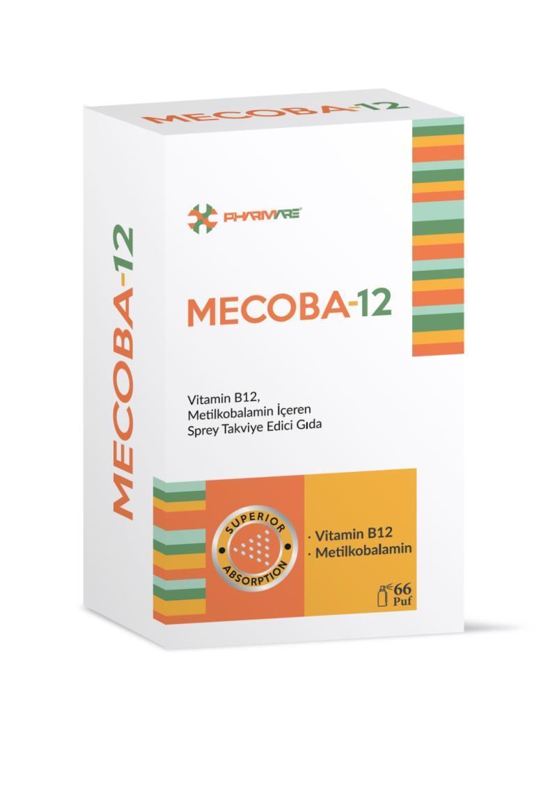 Mecoba Vitamin B12 Spray 10ml - Vegan B12 Supplement for Energy & Nerve Health