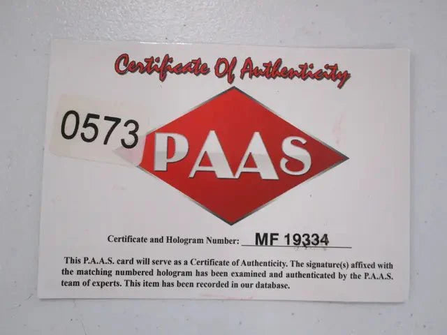 Tim Austin Signed Boxing Glove (PAAS COA)