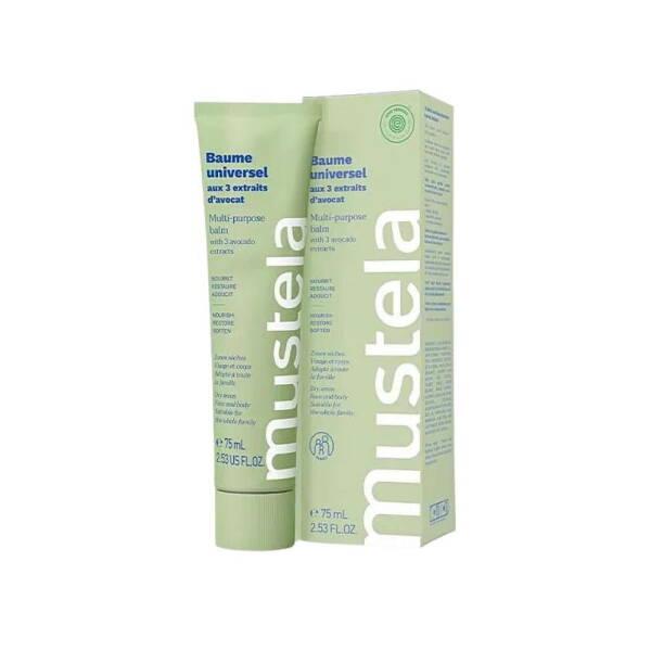 Mustela Organic Avocado Balm - Natural, Vegan, Fragrance-Free Skincare for Newborns & Family - 2.54 fl oz