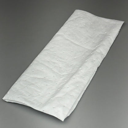 SPILFYTER OS-100 16”x18” Oil Only Absorbent Pads Pack of 100 White