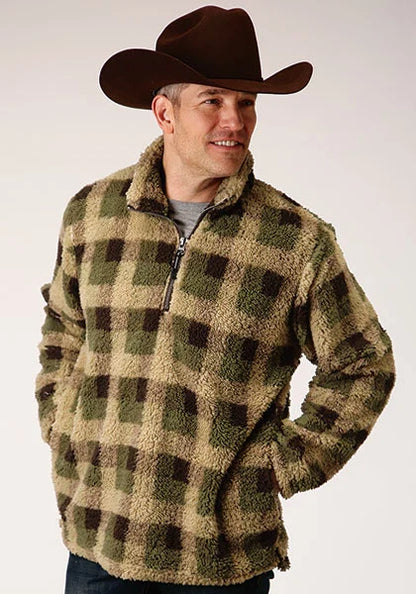 Roper 1352 Polar (Green) - Men's Fleece Pullover