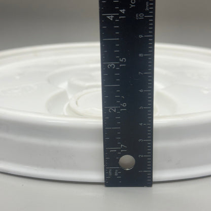 LETICA Tank Bucket Caps (10 Pack) L3100 12”Dx1 1/2”H Plastic White