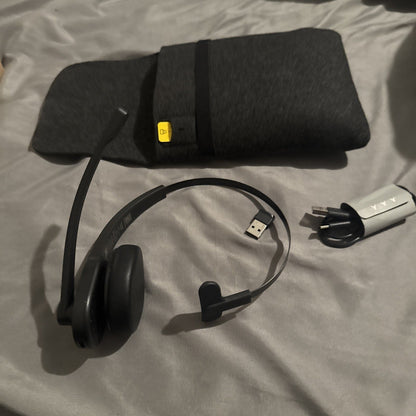 LEVN Wireless Bluetooth/USB Headset w/ Noise Canceling(no Original Box)