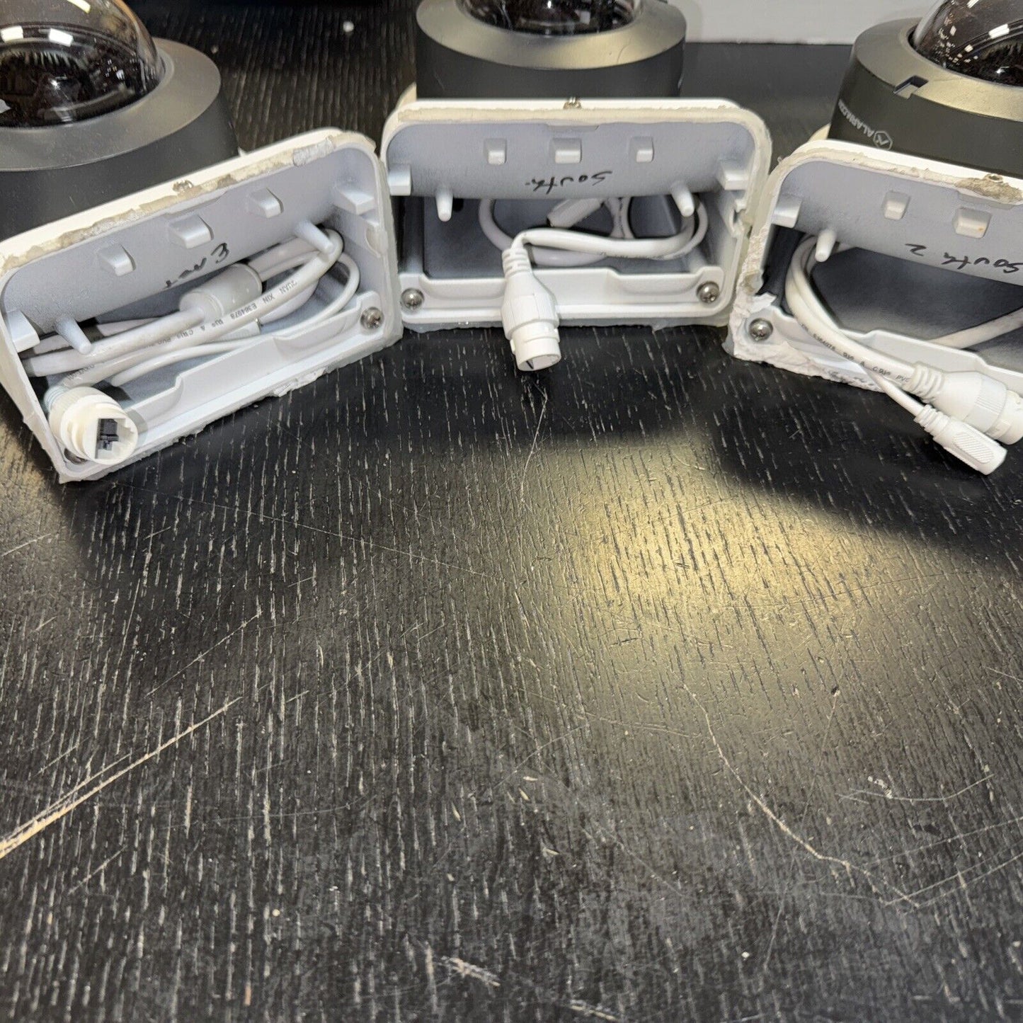 Alarm.com Infrared Cameras with Bases & Covers, Lot of 3