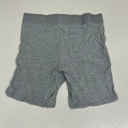 SKIMS Soft & Stretchy Cotton Rib Olympic Boxer Women's Sz S Heather Grey