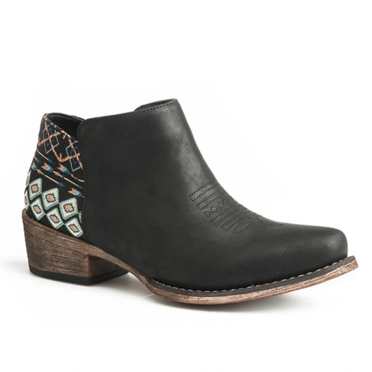 Roper Sedona (Black) - Women's Cowgirl Boot