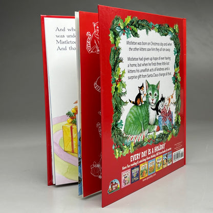 THE LEGEND OF MISTLETOE and THE CHRISTMAS KITTENS Hardcover Book