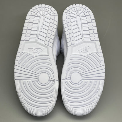 NIKE AIR JORDAN 1 Low Triple White Women's Sz 9 DV0990-111 (New in Box)