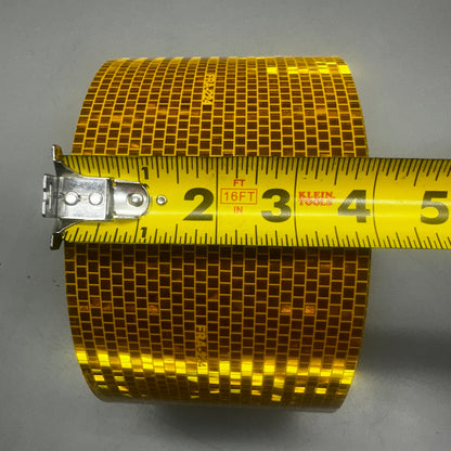 AVERY DENNISON Reflective Tape V-9701-RR YEL 4”Wx50Yd Golden