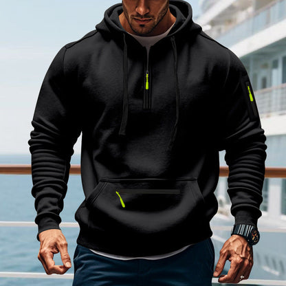 Casual Men's Sports Cargo Coat Regular Sleeve