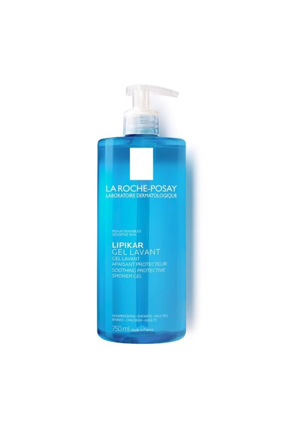 La Roche Posay Lipikar Cleansing Gel for Sensitive Skin - Gentle, pH Balanced Skincare for Babies & Adults (25.36 fl oz)