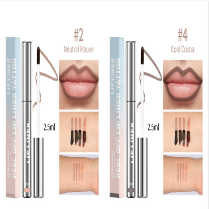 Matte Finish No Stain On Cup Hook Line Lip Stick