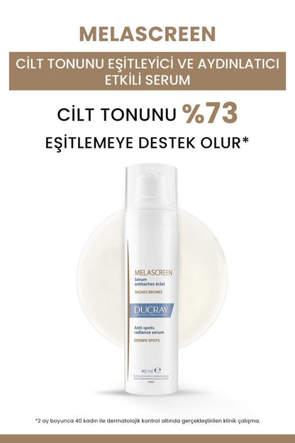 Ducray Melascreen Serum - Brightening & Skin Toning Serum for Hyperpigmentation (40ml)