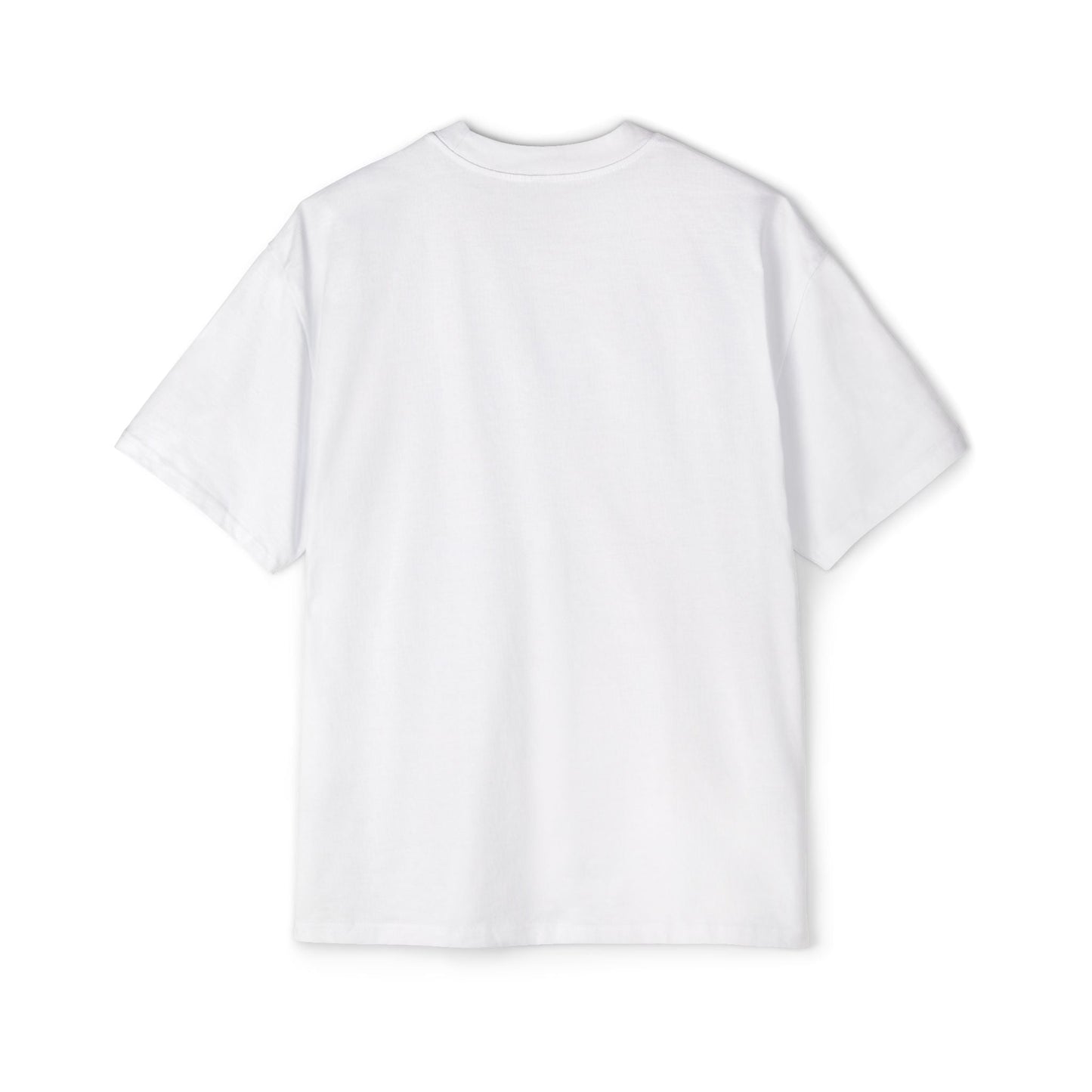 Aftrz Classics Heavy Oversized Short Sleeve T-Shirt - White with Red Logo