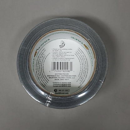SHURTAPE DUCK TAPE 6 Rolls of Silver Duct Tape 1.88" X 20 YD 281932