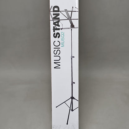 STAGG Economy Foldable Music Stand MUSQ2 Black (New)