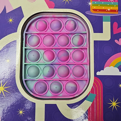 MAKE BELIEVE IDEAS Never Pop A Unicorn Hardback Book With Pop-It (New)
