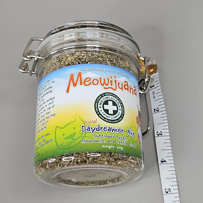 SMARTER PAW Meowijuana Organic Catnip Case of 4 Jars Daydreamer Mix for Cats (New)