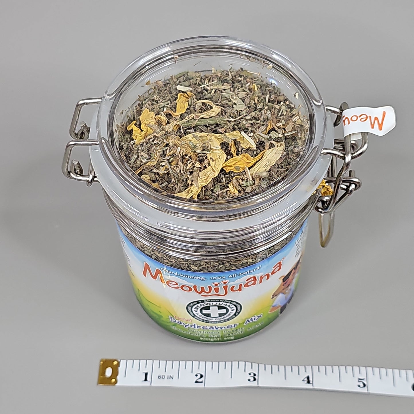 SMARTER PAW Meowijuana Organic Catnip Case of 4 Jars Daydreamer Mix for Cats (New)