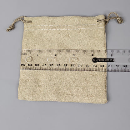 DRAWSTRING POUCH 100 Count 4.75" x 4.75" Medium Fabric Bag for Gifts, Party & Wedding Favors, Jewelry, Game Pieces (New)