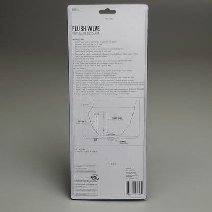 ACE Plumbing Toilet Tank Flush Valve White Plastic 4299723 (New)