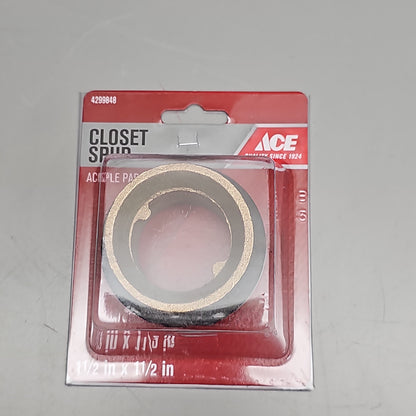 ACE HARDWARE Closet Spud 6-Pk 1.5" x 1.5" ACE827-RB 4299848 (New)