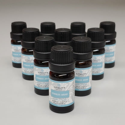 VITALITY 10 PK! Stress Away Essential Oil 10ml Amber