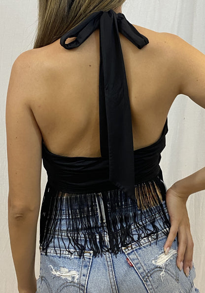 Cheyenne's Fringe Halter Top