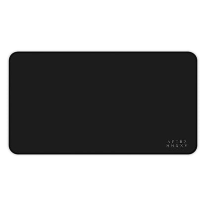 AFTRZ MMXXV Sleek Black Desk Mat with Textured Surface