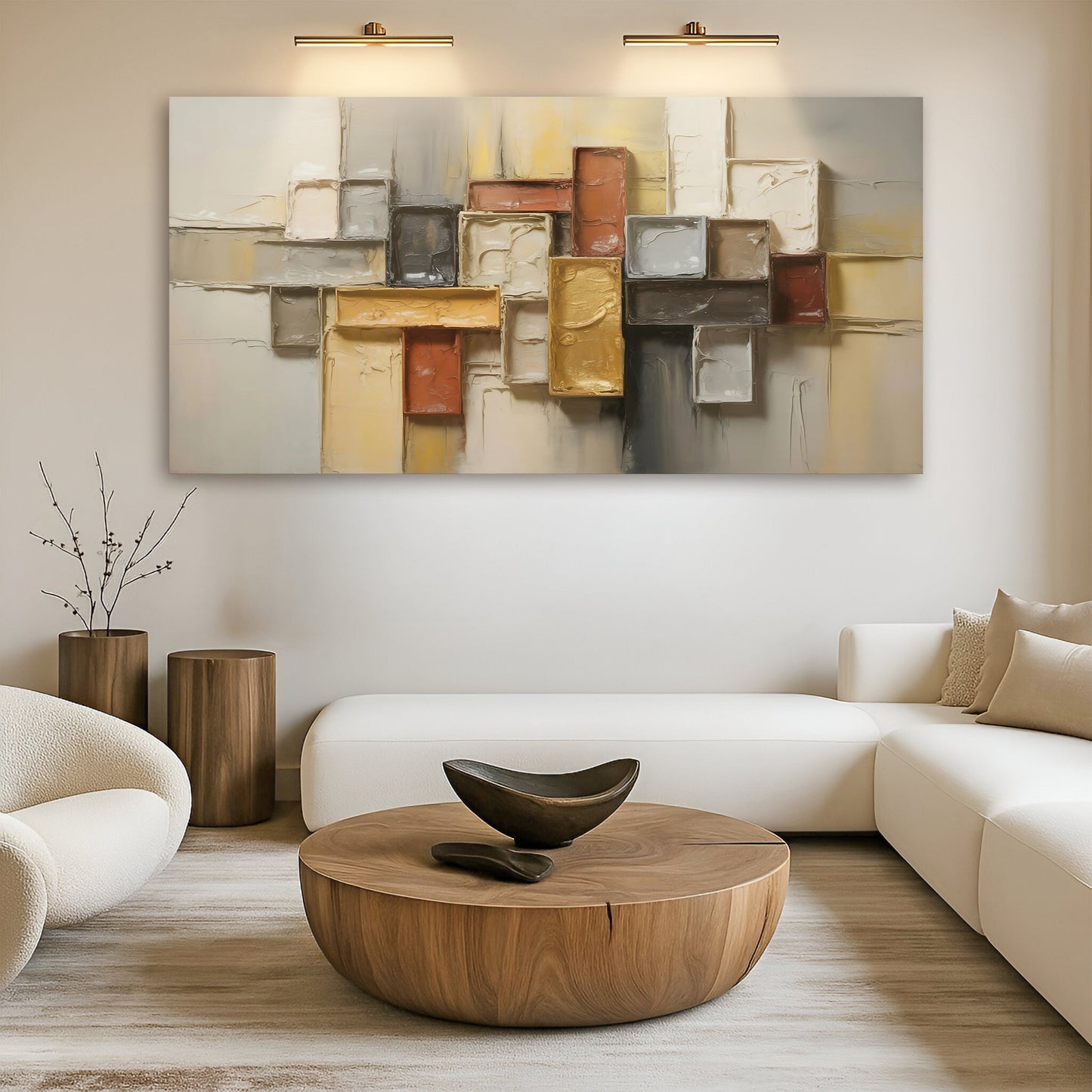 Shape Pattern Minimalist Abstract Wall Art