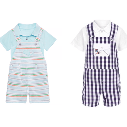 First Impressions Baby Boys 2-Pc. Polo Shirt & Short Set