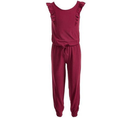 Epic Threads Little Girls Flutter-Sleeve Jumpsuit, Size 4T
