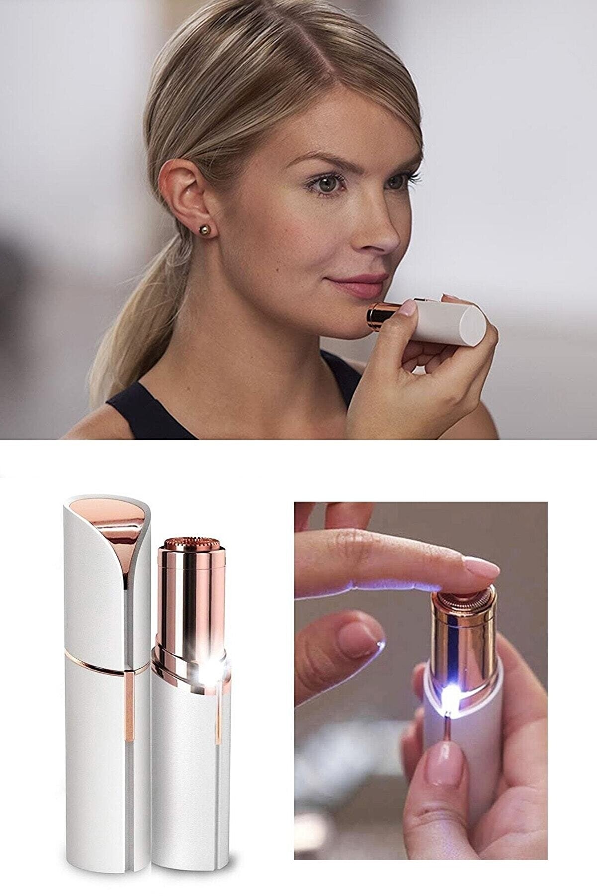 Flawless Facial Hair Remover Hair Removal Tool Dempower