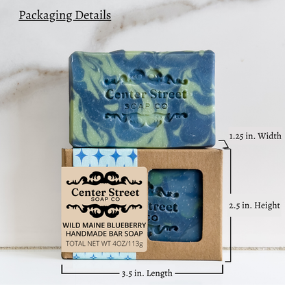 Wild Maine Blueberry Handmade Soap Bar