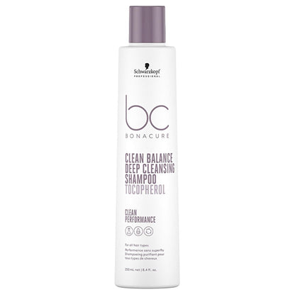 Bonacure Sulfate-Free Deep Cleansing Shampoo - Vegan, Silicone-Free, Gentle on Hair & Scalp - 8.45 fl oz