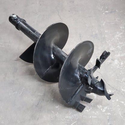Rock Auger Heavy Duty Post Hole Digger 18" X 48" & 2" Collar 6 Teeth HSDA180-48