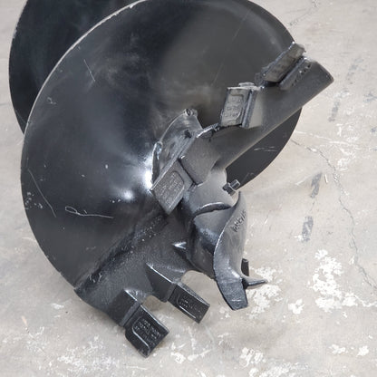 Rock Auger Heavy Duty Post Hole Digger 18" X 48" & 2" Collar 6 Teeth HSDA180-48