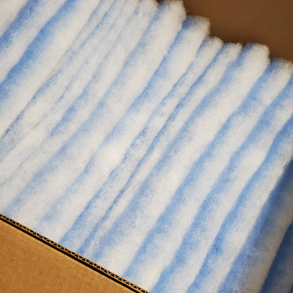 AFC Advanced Filtration Concepts 2"X20"X35" 20 Blue/White Tack Filter Media Pads FP200Slit (New)