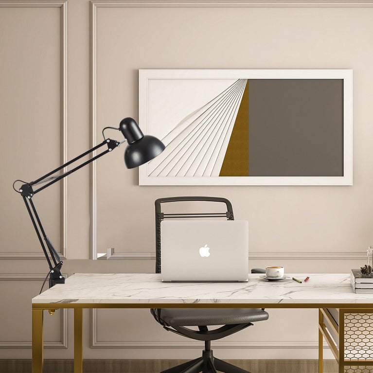 Modern Minimalist Adjustable Metal Table Lamp LED Clip On Desk Light